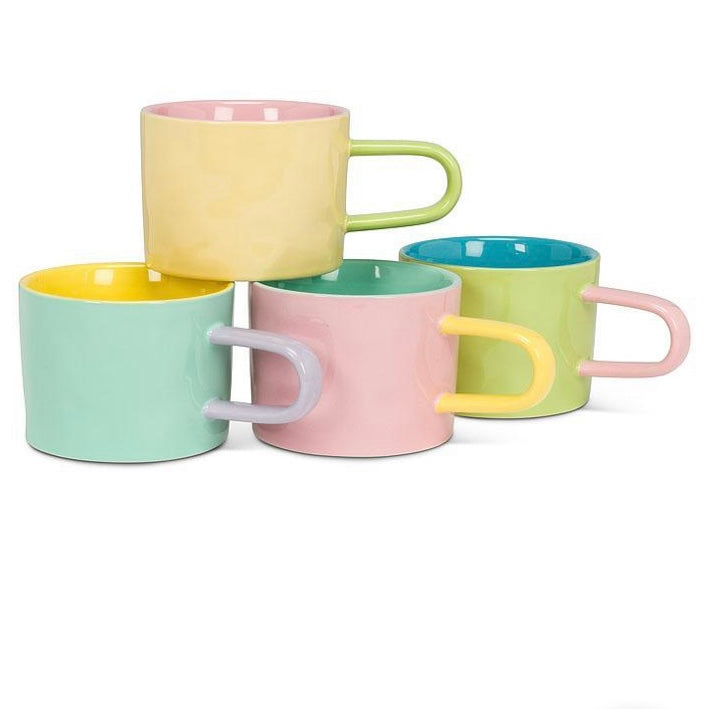 Triple Coloured Mug - Yellow