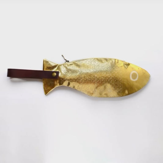 Fish Clutch - Gold