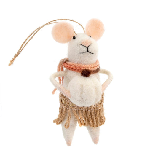 Harvest Harriet  Mouse Ornament