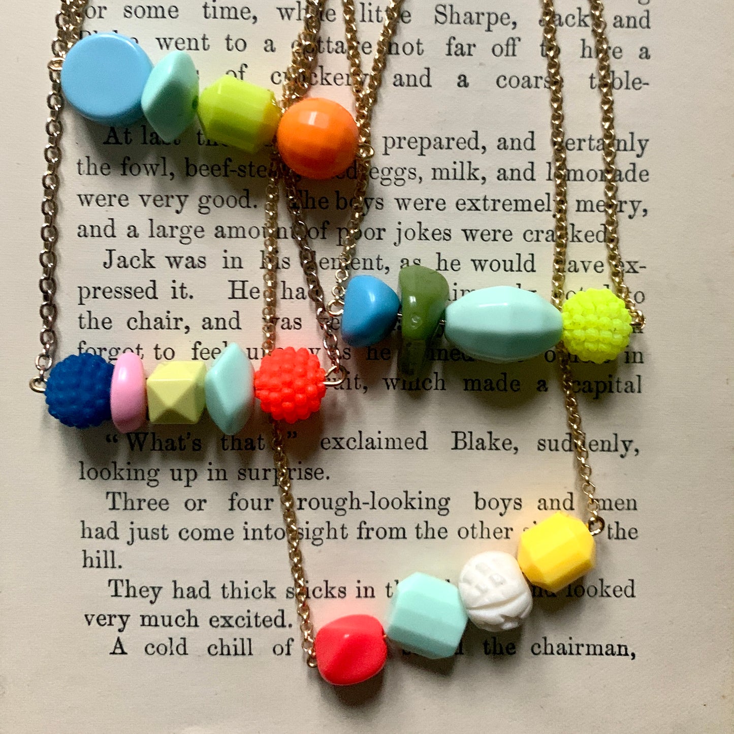 One of a Kind Colourful  Necklace #3