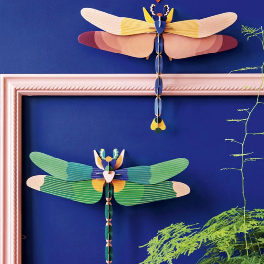 Giant Green Dragonfly Wall Decor