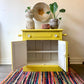Yellow Storage Cabinet - SOLD